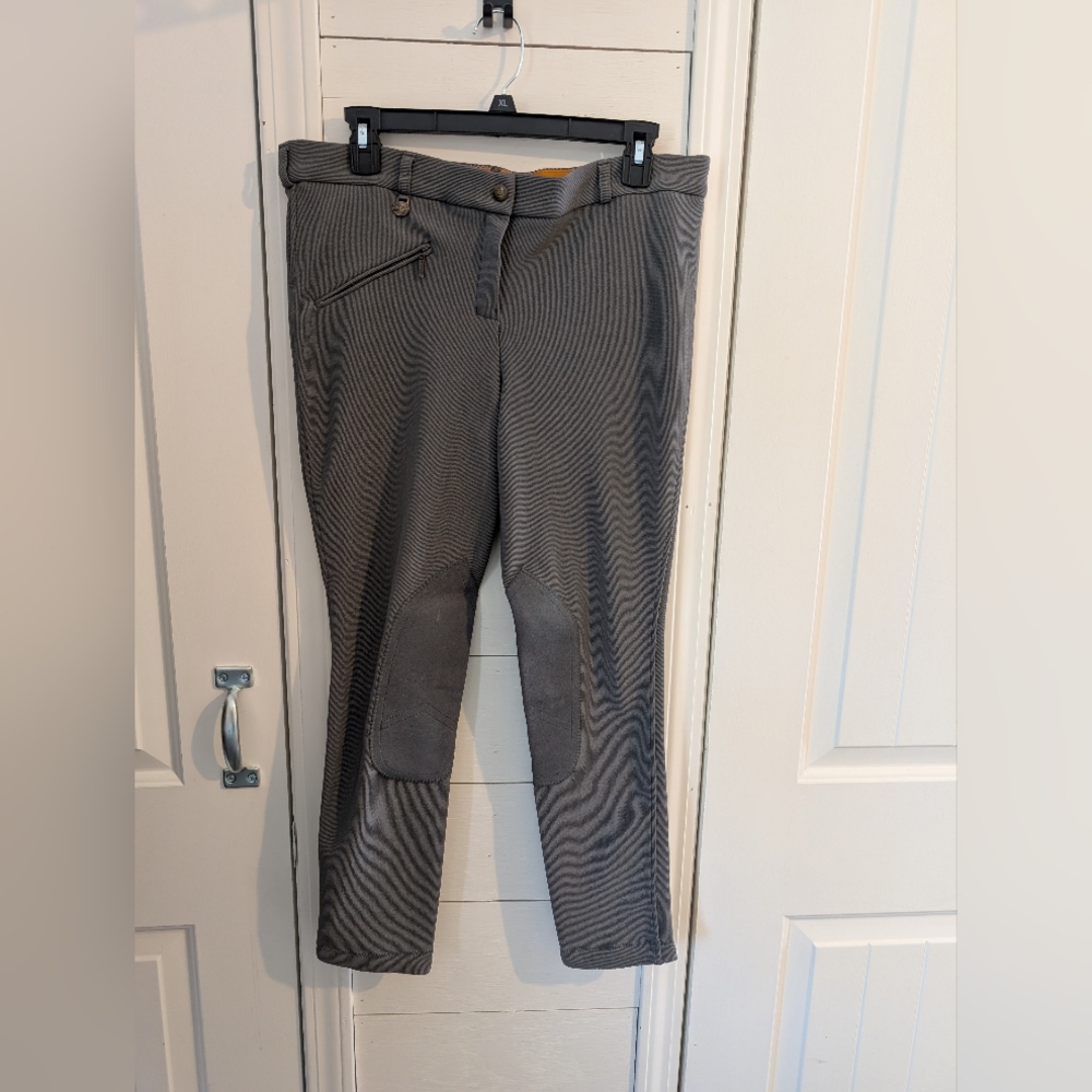 Ovation Ribbed Knee Patch Riding Breeches